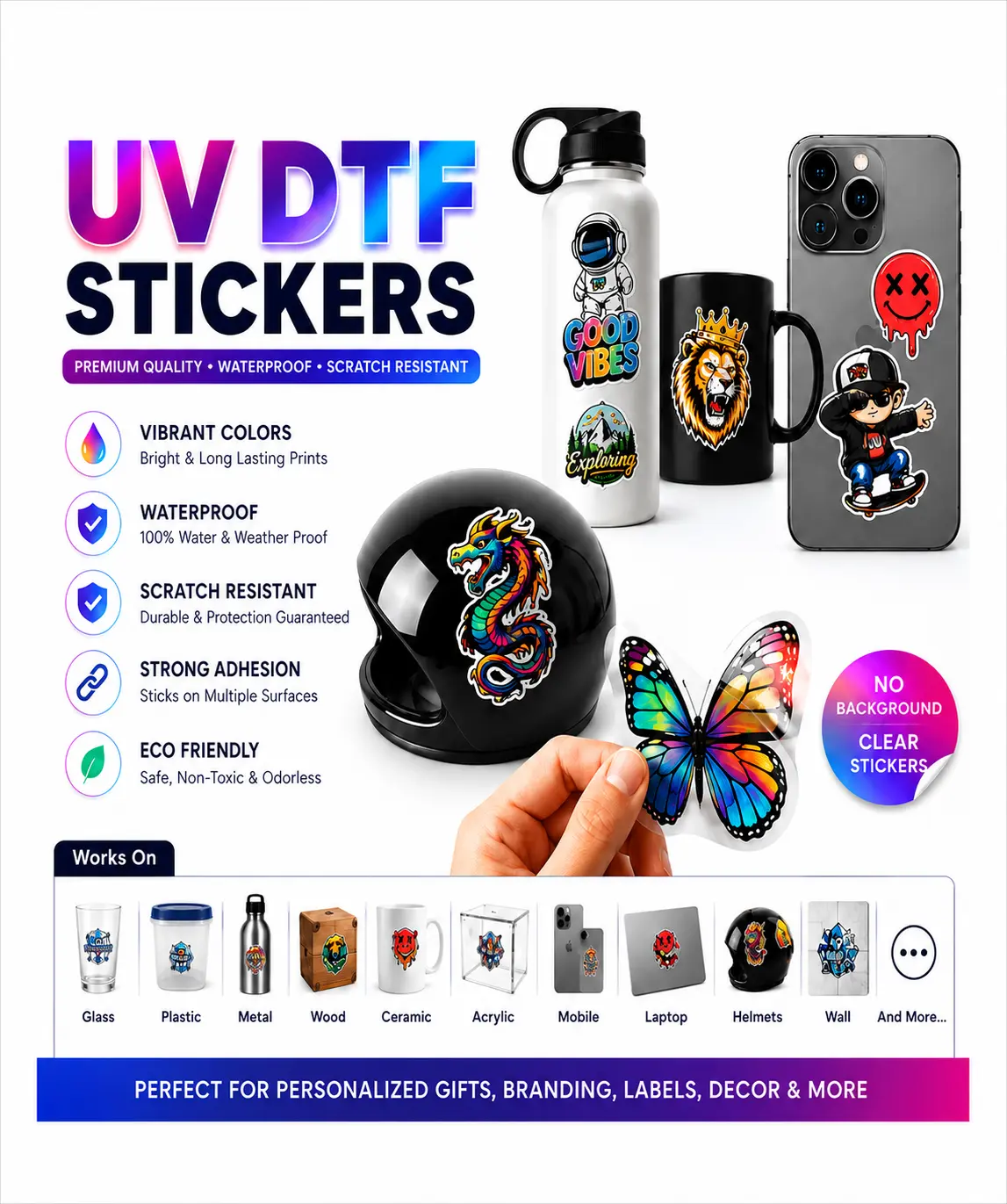 UV DTF Stickers