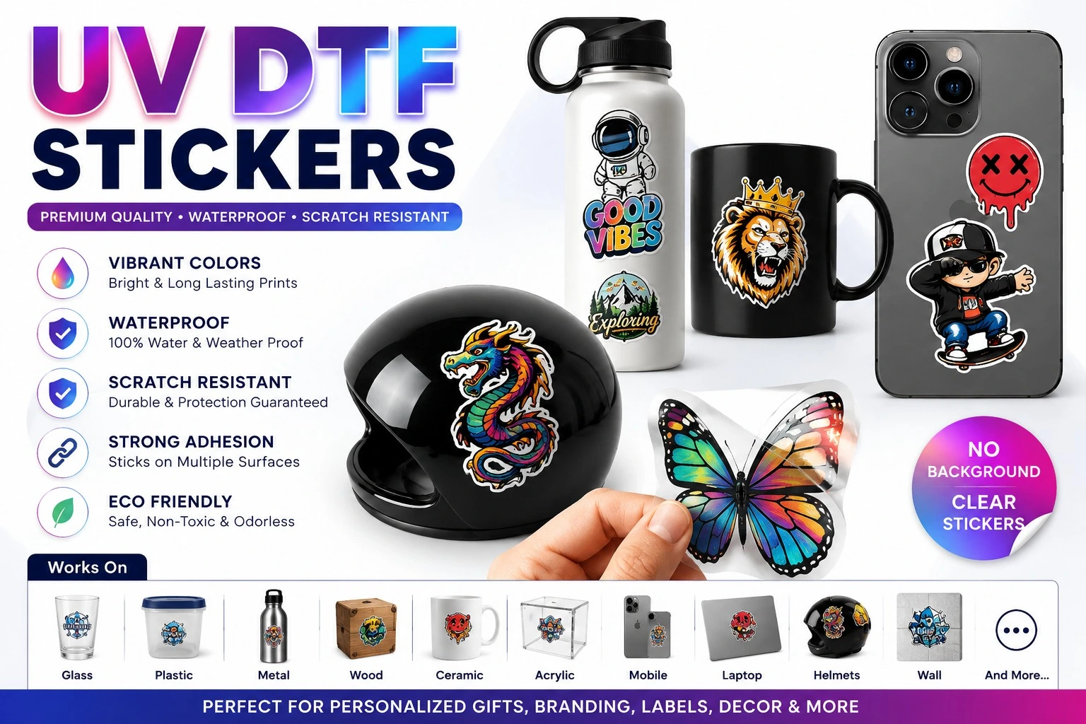 UV DTF Stickers